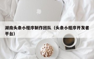 永康湖南头条小程序制作团队（头条小程序开发者平台）